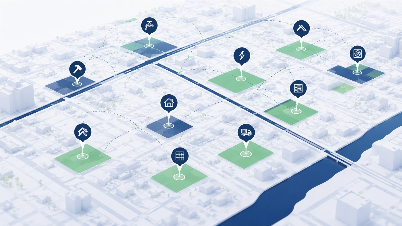 Opportunities across your territory, scoped to your trade and service area.